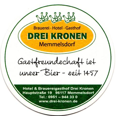 memmelsdorf ba-by drei kronen rund 3b (205-gastfreundschaft ist)